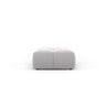 Moritz Pouf aus Samt in Silber (Bluvel 03), 64x64x38 cm von Cosmopolitan Design – Bild 2