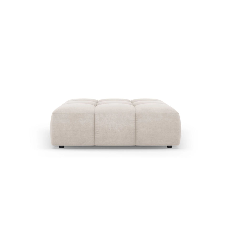 Moritz Pouf aus Samt oder Chenille, 96x96x38 cm von Cosmopolitan Design – Bild 2