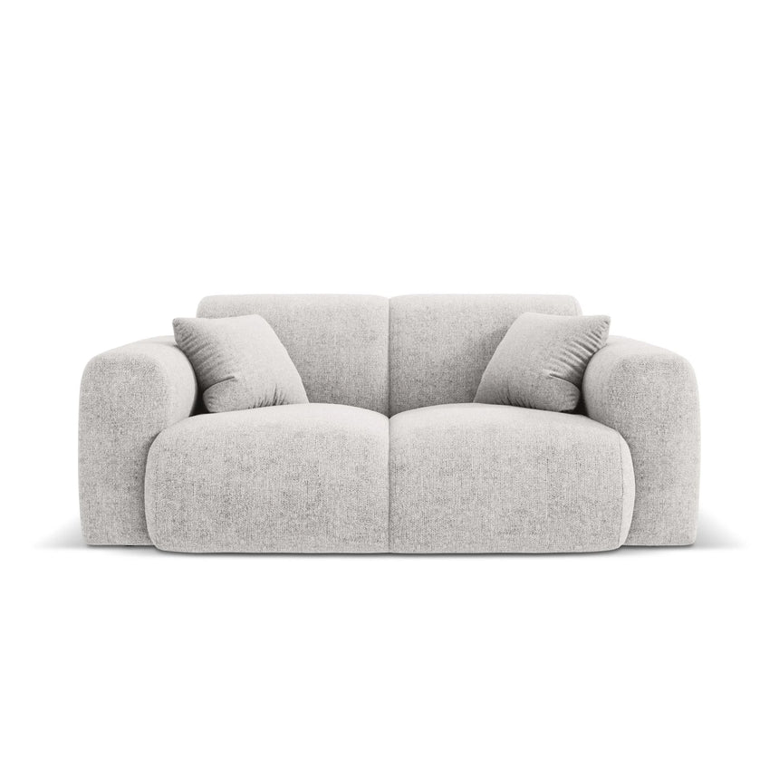 Nolio 2-Sitzer Sofa aus Chenille in Hellgrau (Haga 06), 170x95 cm von Cosmopolitan Design – Bild 1