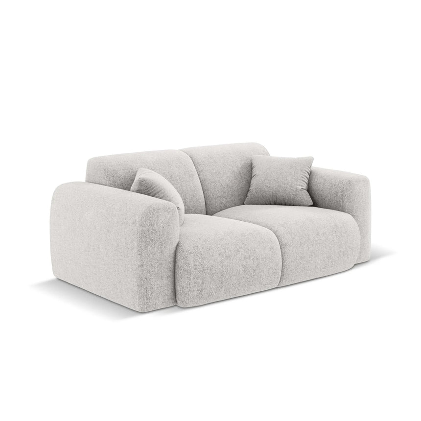 Nolio 2-Sitzer Sofa aus Chenille in Hellgrau (Haga 06), 170x95 cm von Cosmopolitan Design – Bild 4