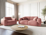 Nolio 2-Sitzer Sofa aus Chenille in Rosa (Haga 52), 170x95 cm von Cosmopolitan Design – Bild 2