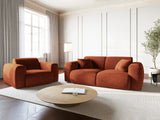 Nolio 2-Sitzer Sofa aus Chenille in Terrakotta (Haga 44), 170x95 cm von Cosmopolitan Design – Bild 2