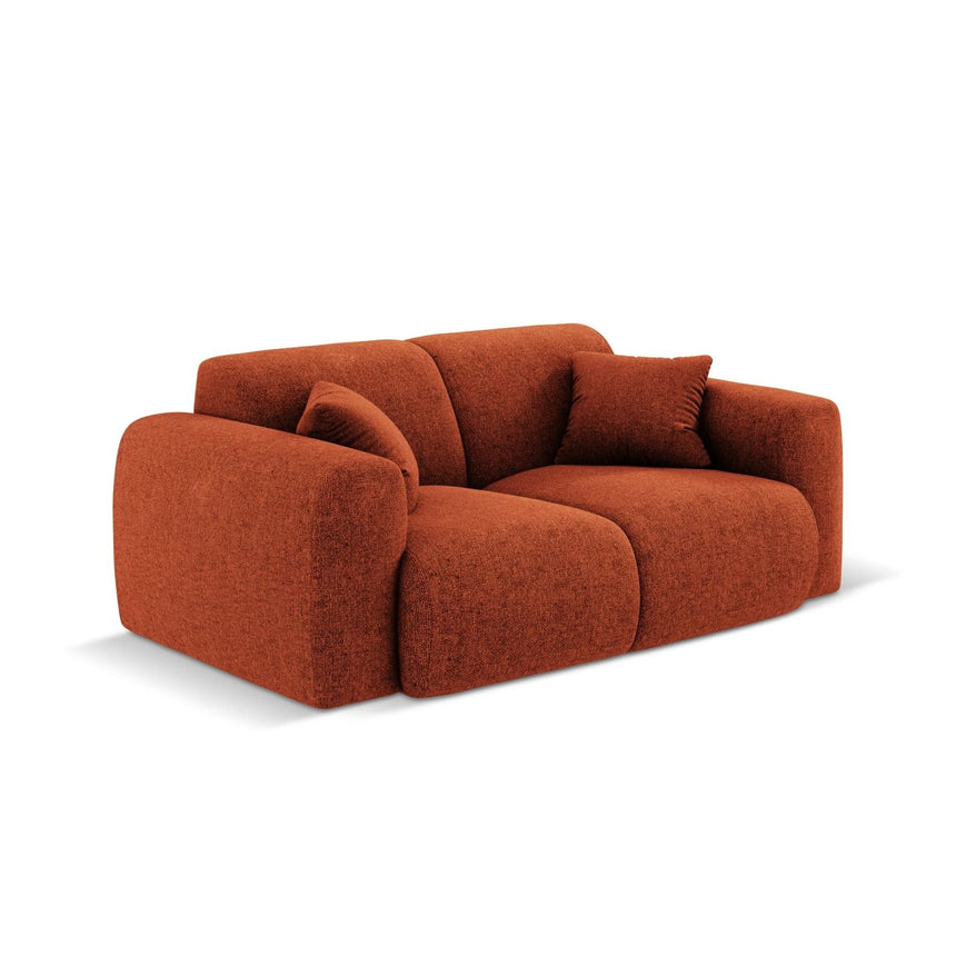 Nolio 2-Sitzer Sofa aus Chenille in Terrakotta (Haga 44), 170x95 cm von Cosmopolitan Design – Bild 4