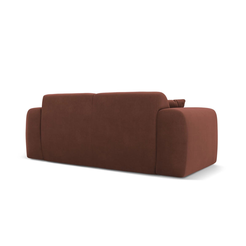 Nolio 2-Sitzer Sofa aus Samt in Cuoio (Casino Cuoio), 170x95 cm von Cosmopolitan Design – Bild 5