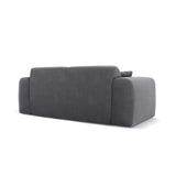 Nolio 2-Sitzer Sofa aus Samt in Dunkelgrau (Casino Graphite), 170x95 cm von Cosmopolitan Design – Bild 5