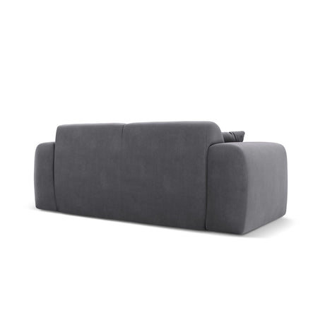 Nolio 2-Sitzer Sofa aus Samt in Dunkelgrau (Casino Graphite), 170x95 cm von Cosmopolitan Design – Bild 5