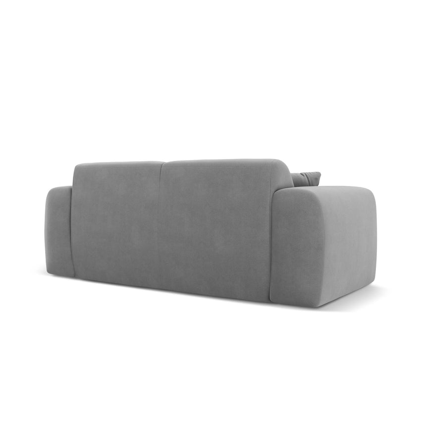 Nolio 2-Sitzer Sofa aus Samt in Hellgrau (Casino Ash), 170x95 cm von Cosmopolitan Design – Bild 5