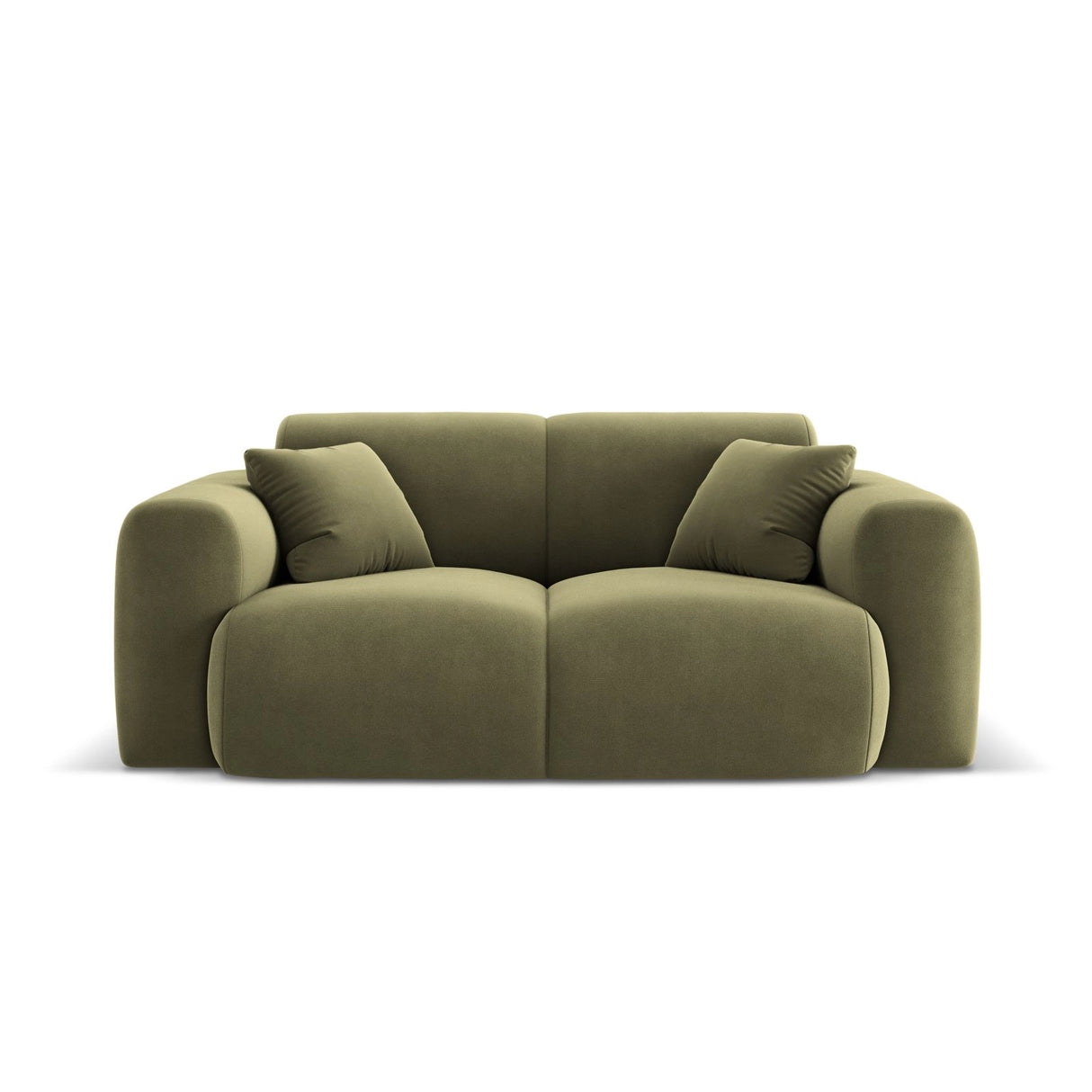 Nolio 2-Sitzer Sofa aus Samt in Hellgrün (Casino Forest), 170x95 cm von Cosmopolitan Design – Bild 1