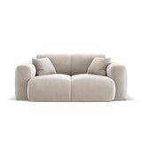 Nolio 2-Sitzer Sofa aus Samt in Leichtes Beige (Casino Pearl), 170x95 cm von Cosmopolitan Design – Bild 1