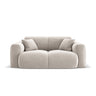 Nolio 2-Sitzer Sofa aus Samt in Leichtes Beige (Casino Pearl), 170x95 cm von Cosmopolitan Design – Bild 1