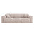 Nolio 3-Sitzer Sofa aus Chenille in Beige (Haga 30), 235x95x72 cm von Cosmopolitan Design – Bild 1