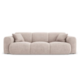 Nolio 3-Sitzer Sofa aus Chenille in Beige (Haga 30), 235x95x72 cm von Cosmopolitan Design – Bild 1