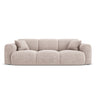 Nolio 3-Sitzer Sofa aus Chenille in Beige (Haga 30), 235x95x72 cm von Cosmopolitan Design – Bild 1