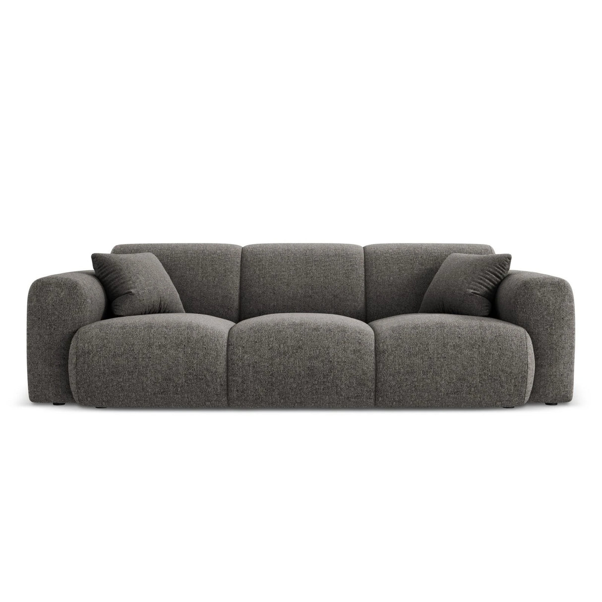 Nolio 3-Sitzer Sofa aus Chenille in Grau (Haga 16), 235x95x72 cm von Cosmopolitan Design – Bild 1