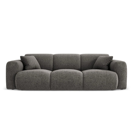 Nolio 3-Sitzer Sofa aus Chenille in Grau (Haga 16), 235x95x72 cm von Cosmopolitan Design – Bild 1