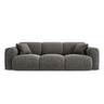 Nolio 3-Sitzer Sofa aus Chenille in Grau (Haga 16), 235x95x72 cm von Cosmopolitan Design – Bild 1