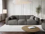Nolio 3-Sitzer Sofa aus Chenille in Grau (Haga 16), 235x95x72 cm von Cosmopolitan Design – Bild 2