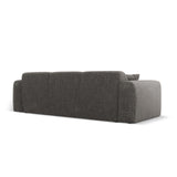 Nolio 3-Sitzer Sofa aus Chenille in Grau (Haga 16), 235x95x72 cm von Cosmopolitan Design – Bild 5