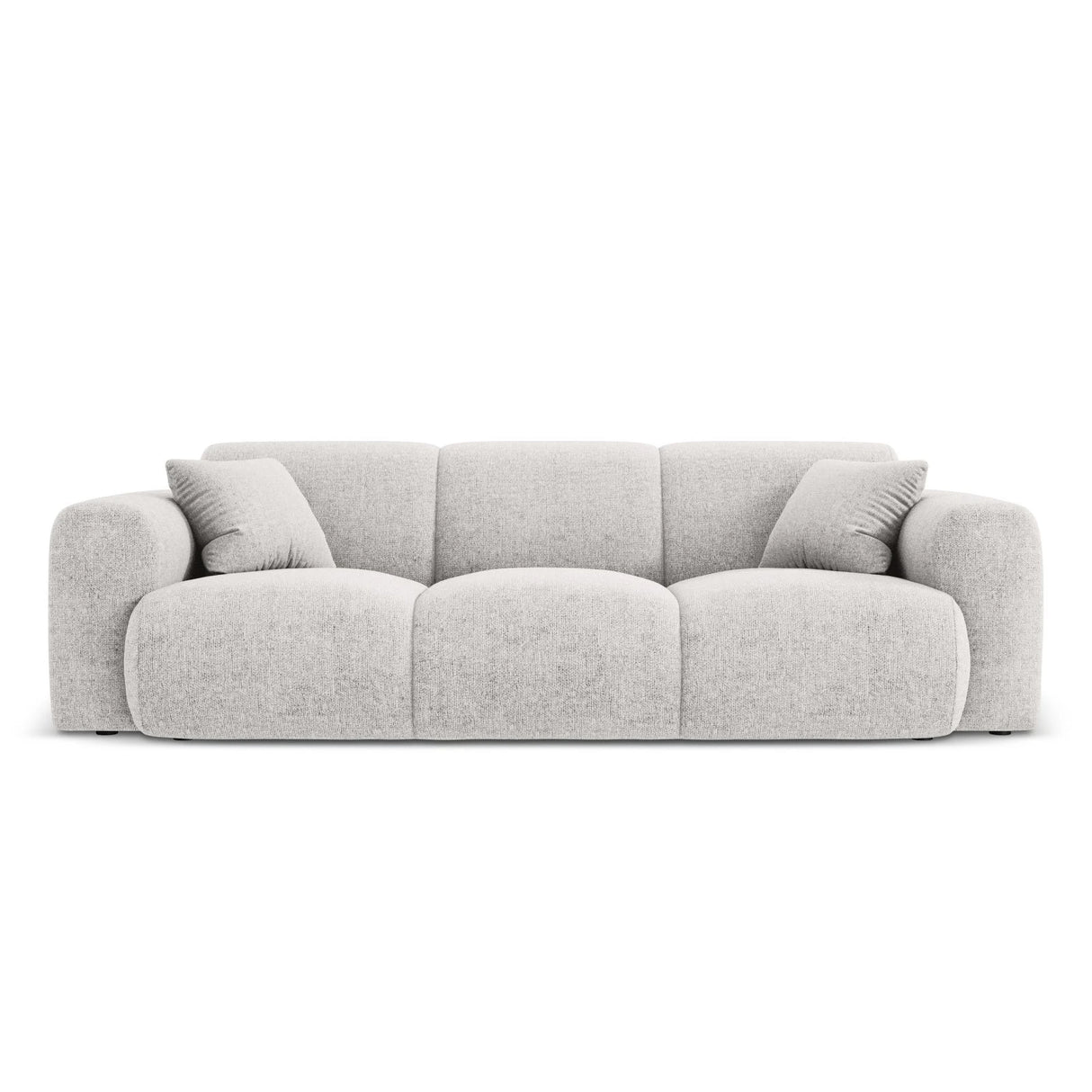 Nolio 3-Sitzer Sofa aus Chenille in Hellgrau (Haga 06), 235x95x72 cm von Cosmopolitan Design – Bild 1