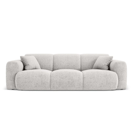 Nolio 3-Sitzer Sofa aus Chenille in Hellgrau (Haga 06), 235x95x72 cm von Cosmopolitan Design – Bild 1