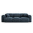 Nolio 3-Sitzer Sofa aus Chenille in Königsblau (Haga 86), 235x95x72 cm von Cosmopolitan Design – Bild 1