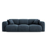 Nolio 3-Sitzer Sofa aus Chenille in Königsblau (Haga 86), 235x95x72 cm von Cosmopolitan Design – Bild 1