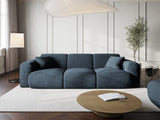 Nolio 3-Sitzer Sofa aus Chenille in Königsblau (Haga 86), 235x95x72 cm von Cosmopolitan Design – Bild 2