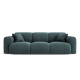 Nolio 3-Sitzer Sofa aus Chenille in Petrol (Haga 78), 235x95x72 cm von Cosmopolitan Design – Bild 1