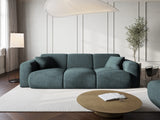 Nolio 3-Sitzer Sofa aus Chenille in Petrol (Haga 78), 235x95x72 cm von Cosmopolitan Design – Bild 2