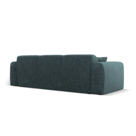 Nolio 3-Sitzer Sofa aus Chenille in Petrol (Haga 78), 235x95x72 cm von Cosmopolitan Design – Bild 5