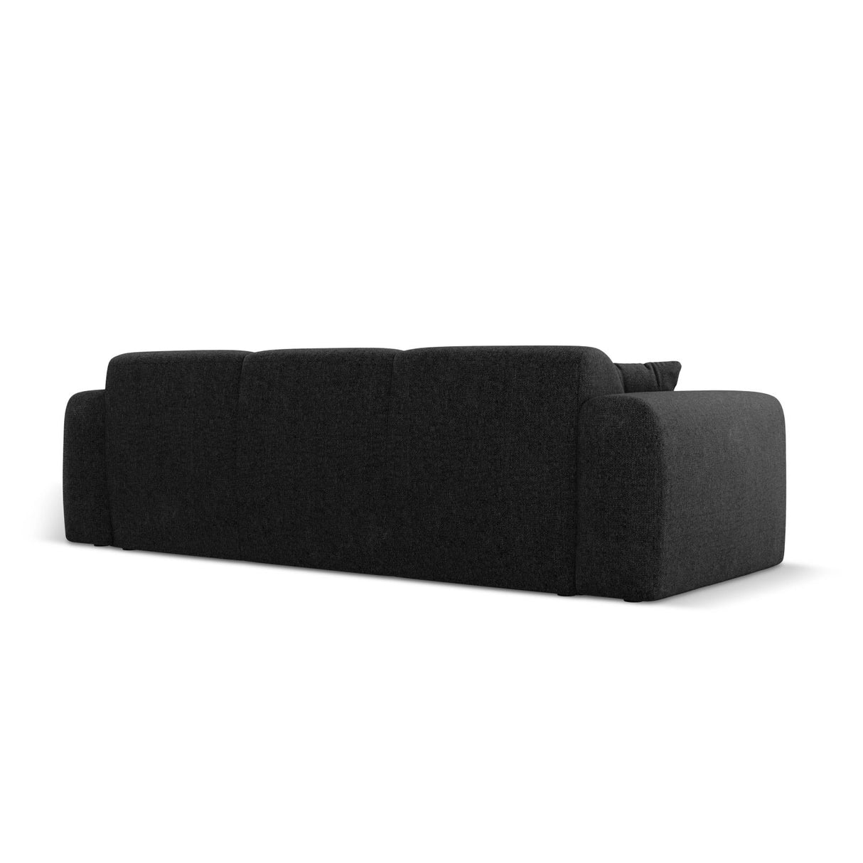 Nolio 3-Sitzer Sofa aus Chenille in Schwarz (Haga 19), 235x95x72 cm von Cosmopolitan Design – Bild 5