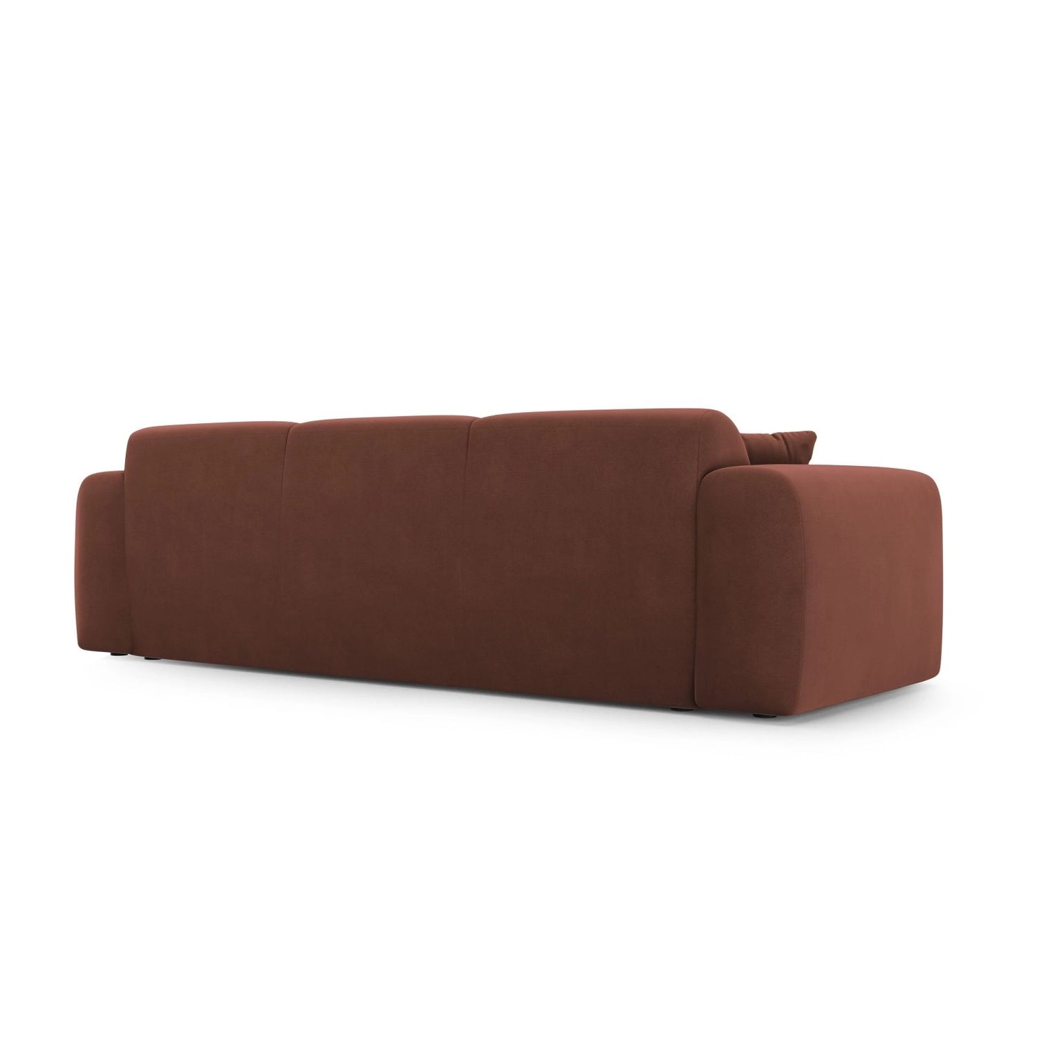 Nolio 3-Sitzer Sofa aus Samt in Cuoio (Casino Cuoio), 235x95x72 cm von Cosmopolitan Design – Bild 5