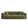Nolio 3-Sitzer Sofa aus Samt in Hellgrün (Casino Forest), 235x95x72 cm von Cosmopolitan Design – Bild 1