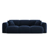 Nolio 3-Sitzer Sofa aus Samt in Königsblau (Casino Deep Blue), 235x95x72 cm von Cosmopolitan Design – Bild 1