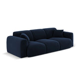 Nolio 3-Sitzer Sofa aus Samt in Königsblau (Casino Deep Blue), 235x95x72 cm von Cosmopolitan Design – Bild 4