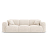 Nolio 3-Sitzer Sofa aus Samt oder Chenille, 235x95x72 cm von Cosmopolitan Design – Bild 1
