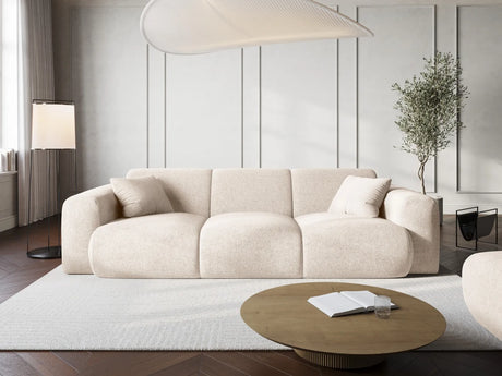 Nolio 3-Sitzer Sofa aus Samt oder Chenille, 235x95x72 cm von Cosmopolitan Design – Bild 2