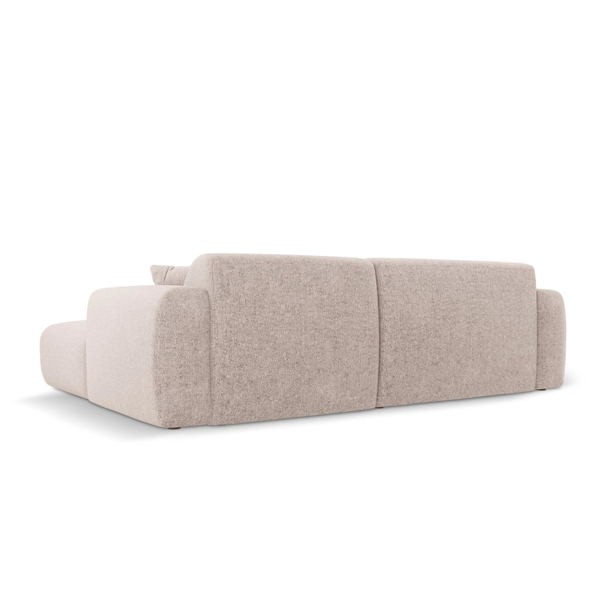 Nolio 4-Sitzer Ecksofa, Linke Seite, aus Chenille in Beige (Haga 30), 235x170x72 cm von Cosmopolitan Design – Bild 5