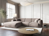 Nolio 4-Sitzer Ecksofa, Linke Seite, aus Chenille in Beige (Haga 30), 260x170x72 cm von Cosmopolitan Design – Bild 2
