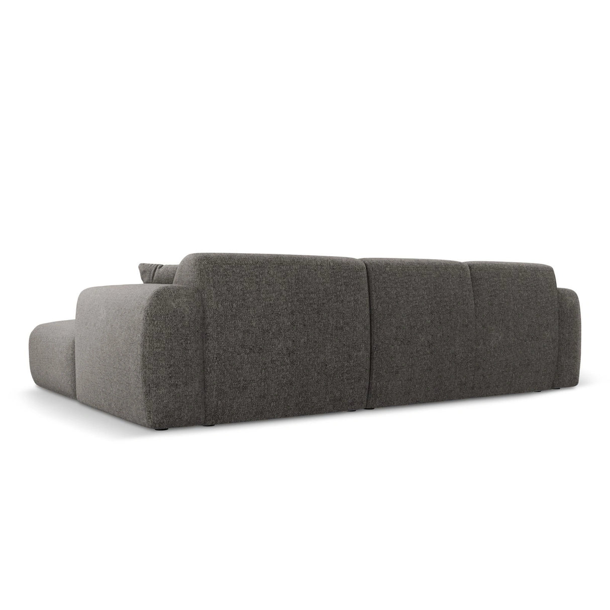 Nolio 4-Sitzer Ecksofa, Linke Seite, aus Chenille in Grau (Haga 16), 260x170x72 cm von Cosmopolitan Design – Bild 5