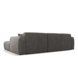 Nolio 4-Sitzer Ecksofa, Linke Seite, aus Chenille in Grau (Haga 16), 260x170x72 cm von Cosmopolitan Design – Bild 5