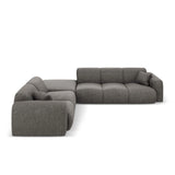 Nolio 4-Sitzer Ecksofa, Linke Seite, aus Chenille in Grau (Haga 16), 315x250x72 cm von Cosmopolitan Design – Bild 4