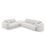 Nolio 4-Sitzer Ecksofa, Linke Seite, aus Chenille in Hellgrau (Haga 06), 315x250x72 cm von Cosmopolitan Design – Bild 1