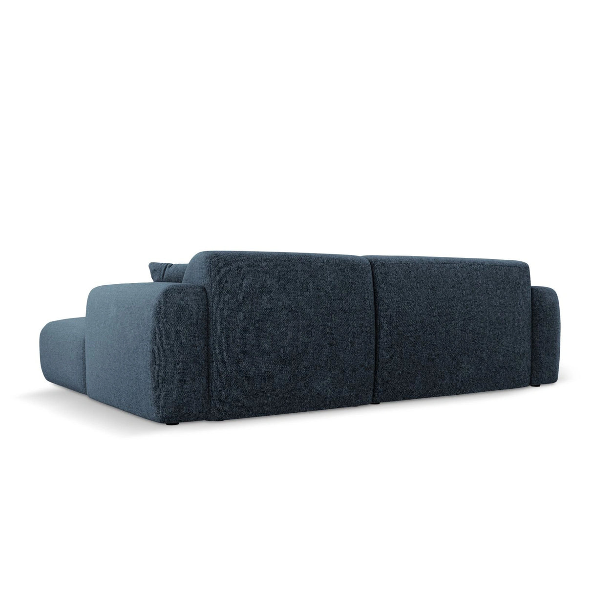 Nolio 4-Sitzer Ecksofa, Linke Seite, aus Chenille in Königsblau (Haga 86), 235x170x72 cm von Cosmopolitan Design – Bild 5