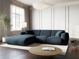 Nolio 4-Sitzer Ecksofa, Linke Seite, aus Chenille in Königsblau (Haga 86), 260x170x72 cm von Cosmopolitan Design – Bild 2