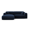 Nolio 4-Sitzer Ecksofa, Linke Seite, aus Samt in Königsblau (Casino Deep Blue), 235x170x72 cm von Cosmopolitan Design – Bild 1