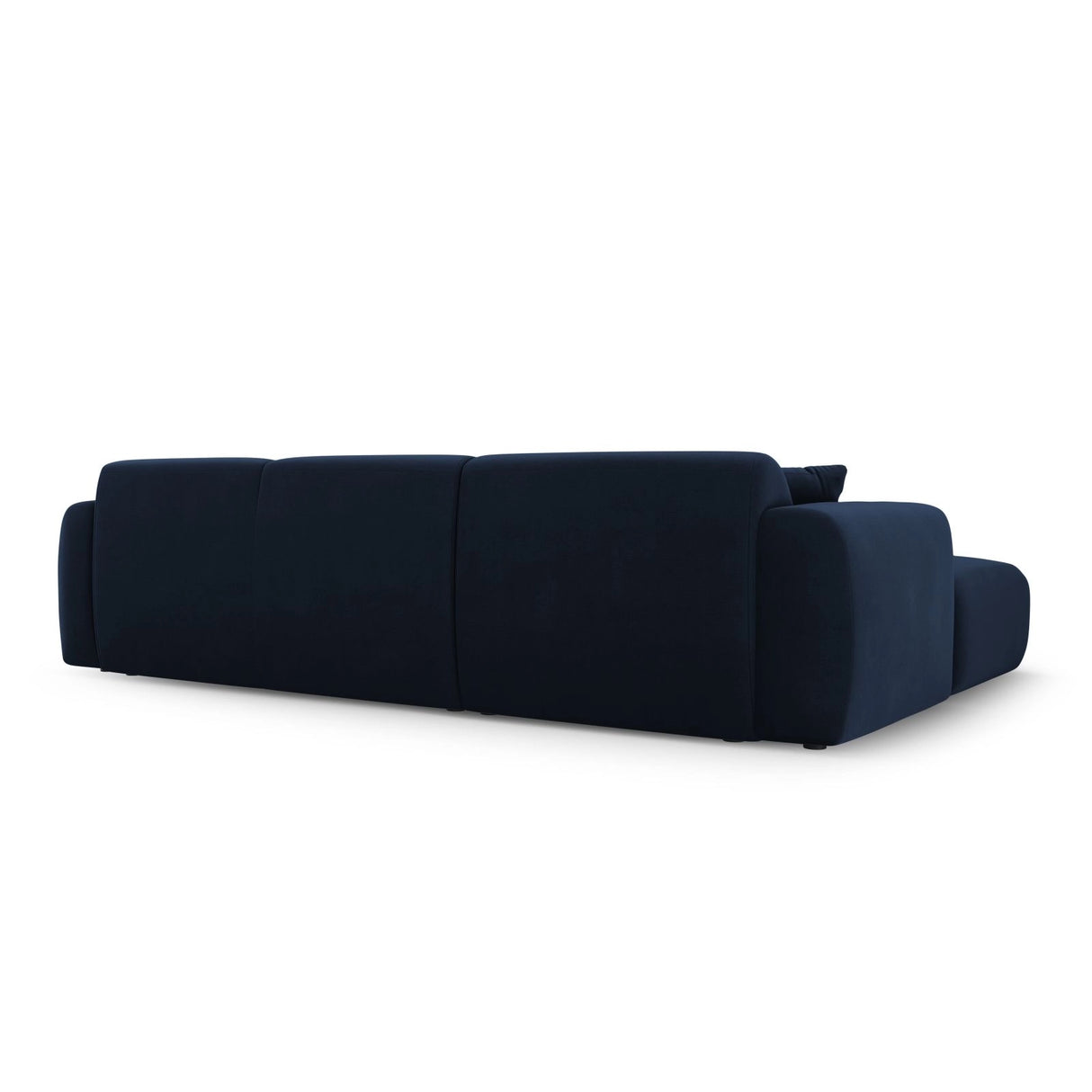 Nolio 4-Sitzer Ecksofa, Linke Seite, aus Samt in Königsblau (Casino Deep Blue), 260x170x72 cm von Cosmopolitan Design – Bild 5