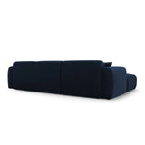 Nolio 4-Sitzer Ecksofa, Linke Seite, aus Samt in Königsblau (Casino Deep Blue), 260x170x72 cm von Cosmopolitan Design – Bild 5