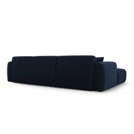 Nolio 4-Sitzer Ecksofa, Linke Seite, aus Samt in Königsblau (Casino Deep Blue), 260x170x72 cm von Cosmopolitan Design – Bild 5