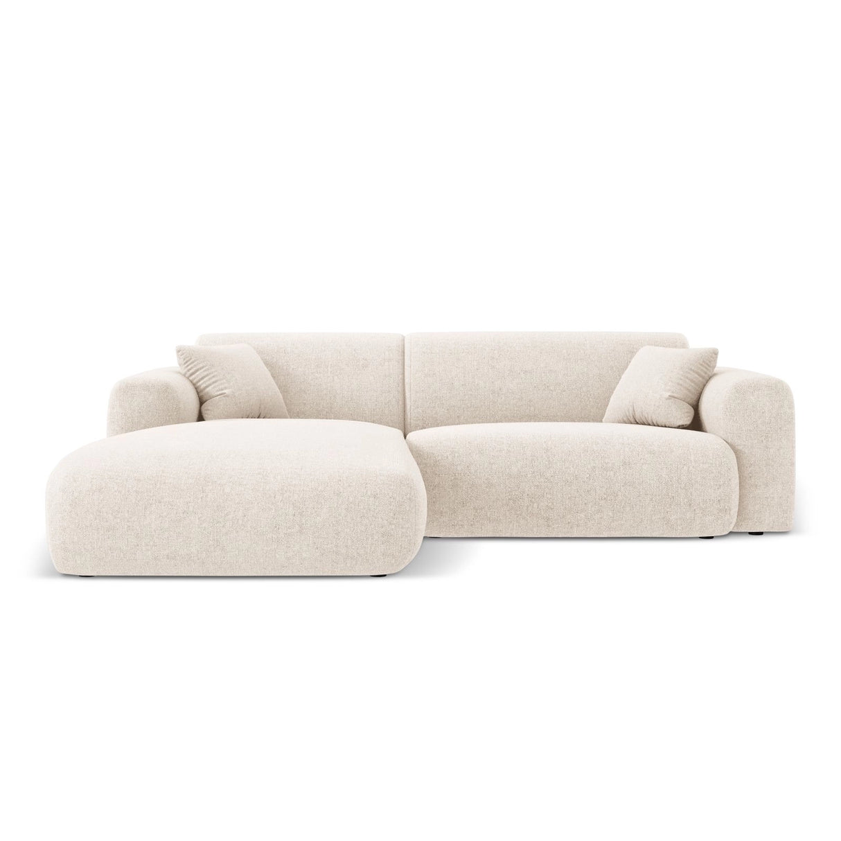 Nolio 4-Sitzer Ecksofa, Linke Seite, aus Samt oder Chenille, 235x170x72 cm von Cosmopolitan Design – Bild 1